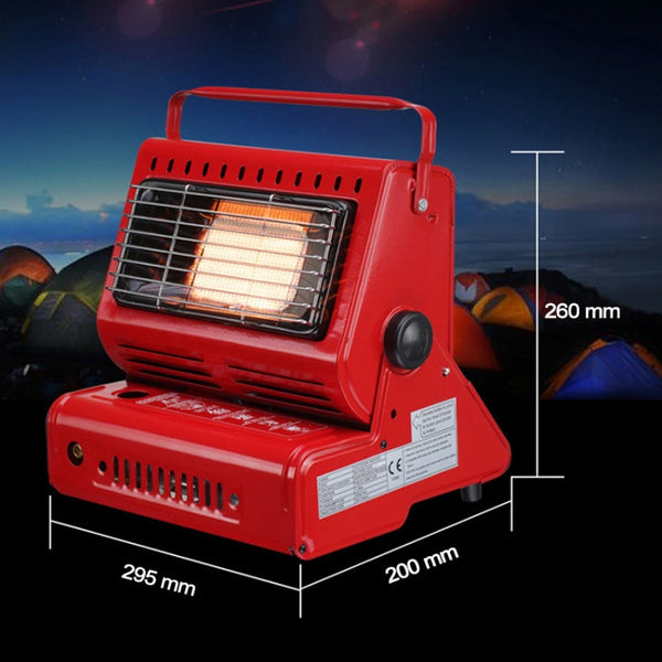 Multifunctional Portable Outdoor Camping Trip Gas Heater Gas Stove Burner, Powered by Dual Gas Tank (Not Included)