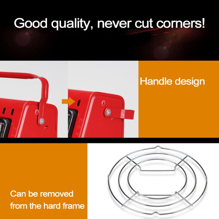 Multifunctional Portable Outdoor Camping Trip Gas Heater Gas Stove Burner, Powered by Dual Gas Tank (Not Included)