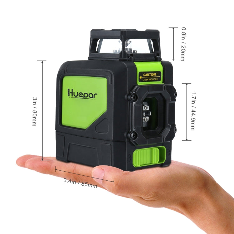 901CG H360 Degrees / V130 Degrees Laser Level Covering Walls and Floors 5 Line Green Beam IP54 Water / Dust proof