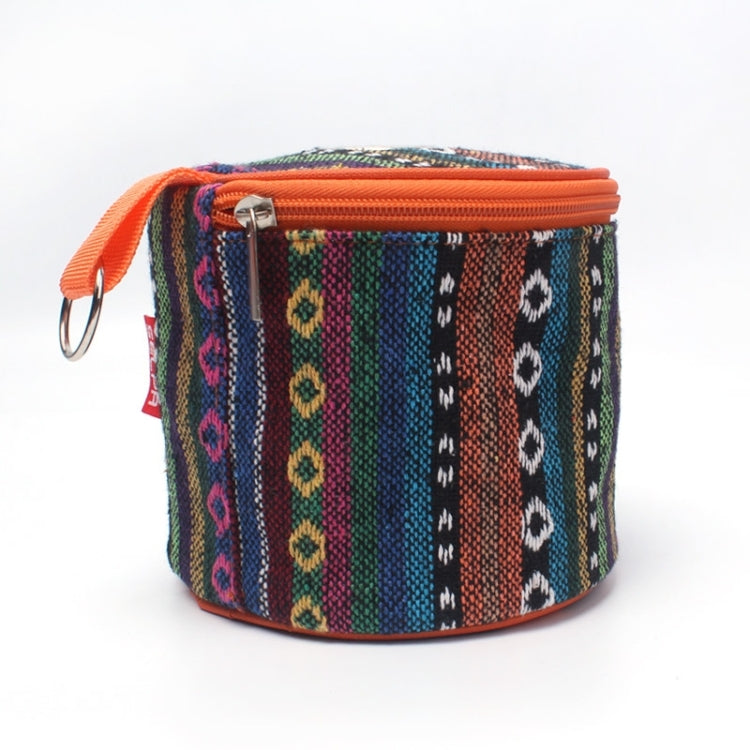 Outdoor Camping Foldable Ethnic Style Cloth Tissue Case Storage Bag, Size: 14.5*13 cm