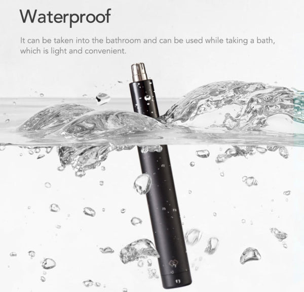 Original Xiaomi Youpin NH1 2W 1.5V Portable Waterproof Safe Electric Nose Hair Trimmer Shave Blade