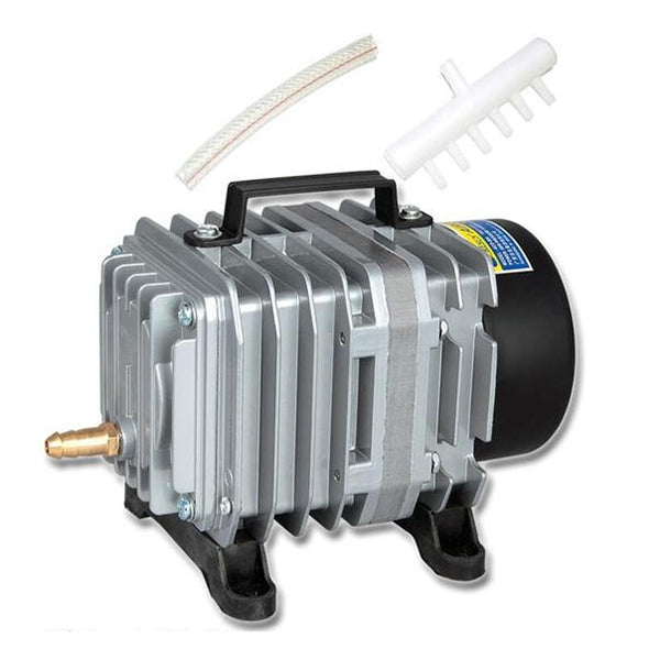 ACO-004 58W 75L/Min Electromagnetic Air Pump Compressor Seafood Fish Tank Increase Oxygen Air Flow Spliter, US Plug, ACO-004