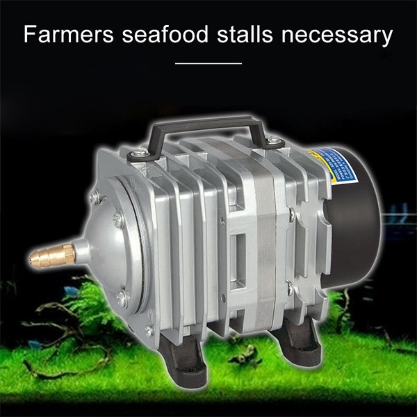 ACO-006 80W 88L/Min Electromagnetic Air Pump Compressor Seafood Fish Tank Increase Oxygen Air Flow Spliter, US Plug, ACO-006