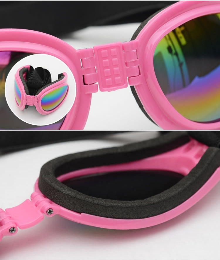 Anti-fog UV400 Dog Foldable Polarized Sunglasses for Dogs with 6Kg Weight or Heavier
