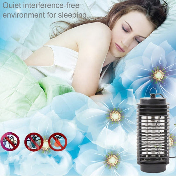 3W Microwave Insect Killer Electric Mosquito Fly Bug Insect Control with Trap Lamp, AC  220V, EU Plug