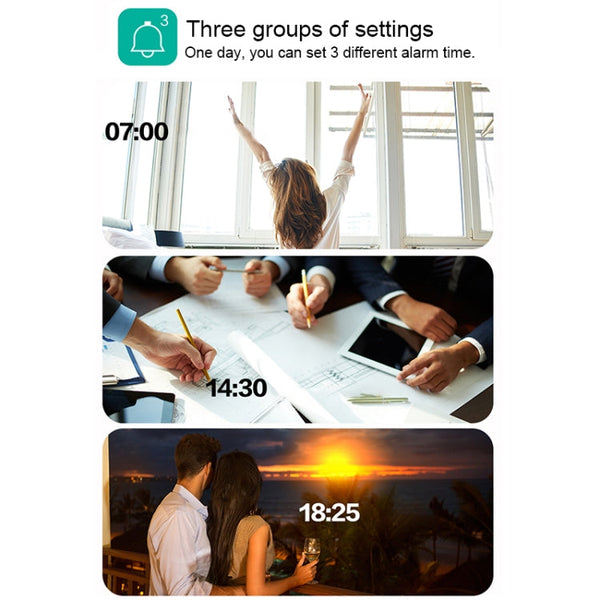 Modern 3D LED Sound Control Colorful Digital Alarm Clock Adjust Brightness Electronic Wall Glowing Hanging Clock with Remote Control