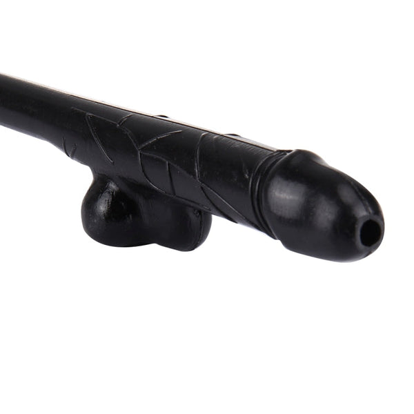 10 PCS Dicky Sipping Straw, Length: about 19cm, Dicky Sipping Straw(Black)