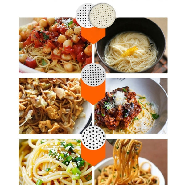 5 Molds Household Manually Small Stainless Steel Pressing Style Handhold Noodle Machine, 5 Molds