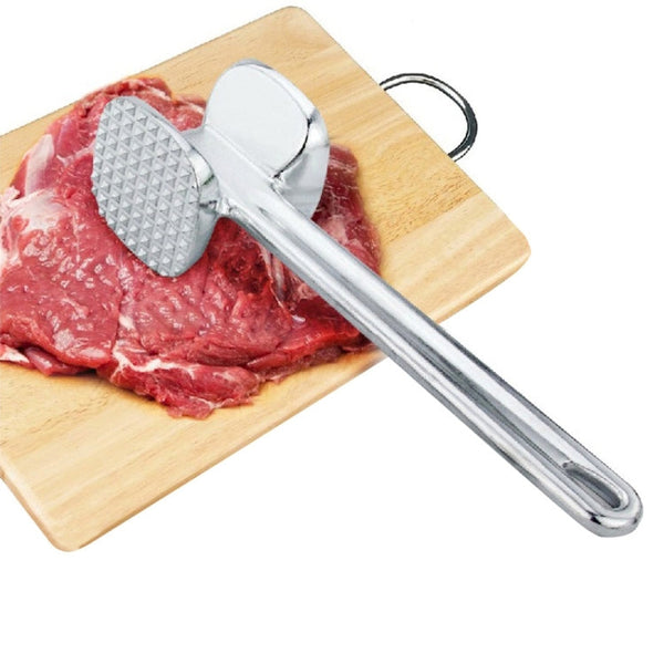 2 PCS Aluminum Alloy Loose Tenderizers Meat Hammer Steak Pork Kitchen Tools, Middle Size: 5.0 x 22.5cm, Middle Size: 5.0 x 22.5cm