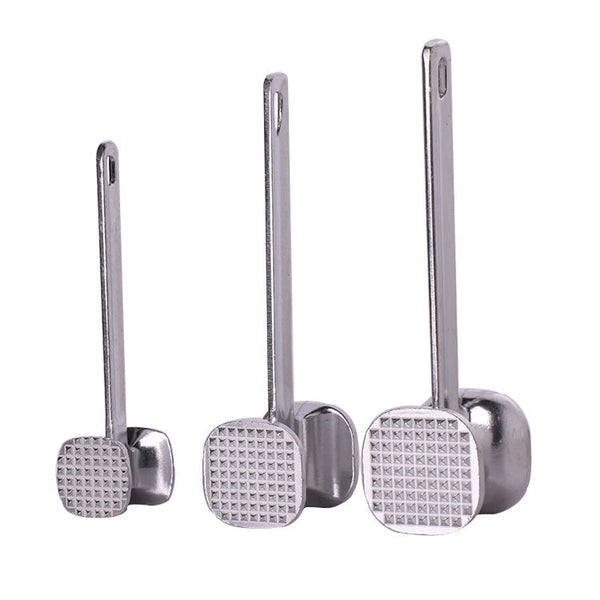 Aluminum Alloy Loose Tenderizers Meat Hammer Steak Pork Kitchen Tools, Large Size: 6.5 x 25.0cm, Large Size: 6.5 x 25.0cm
