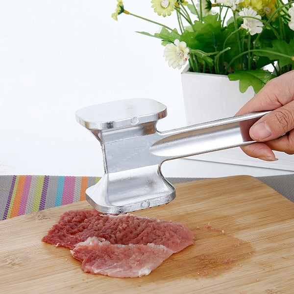 Aluminum Alloy Loose Tenderizers Meat Hammer Steak Pork Kitchen Tools, Large Size: 6.5 x 25.0cm, Large Size: 6.5 x 25.0cm