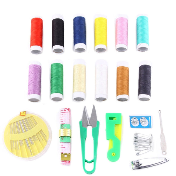 Multi-colorline, Needle Wearer, Tape, Ear Spoon etc Treasure Box, Daily Necessities Sewing Box, Random Color Delivery