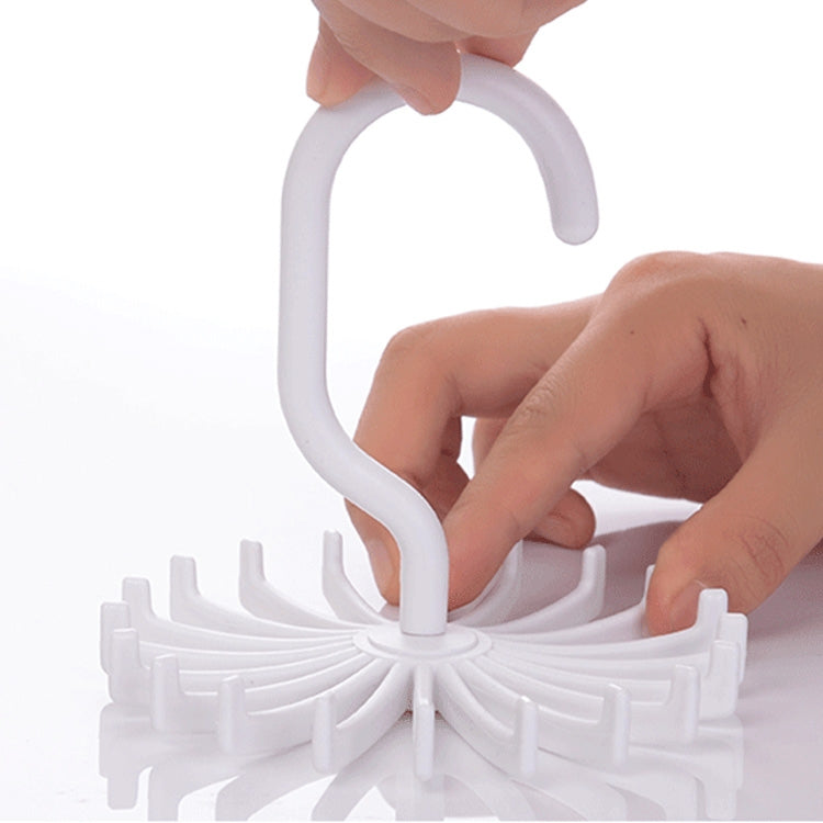 20 Claws 360 Degree Rotatable Tie Rack Belt Scarf Hanger Holder, Size: S