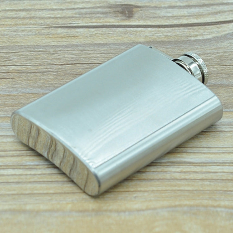 100ml(3.5oz)  Pocket Flagon Outdoor Sports Flat Liquor Flask Camping Ultralight Portable Wearproof Wine Pot(Silver), 100ml(3.5oz)