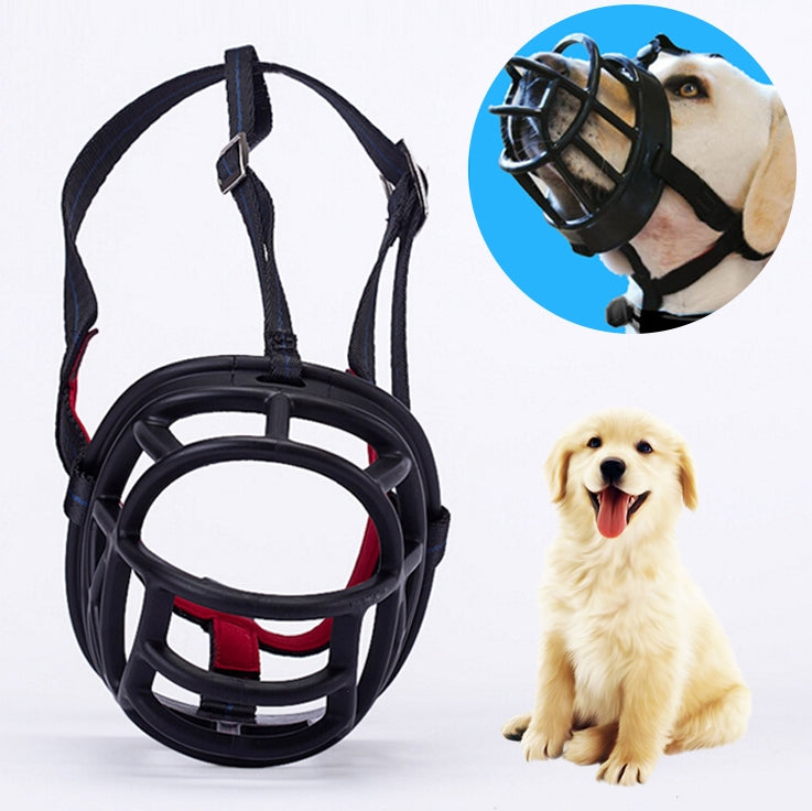 Dog Muzzle Prevent Biting Chewing and Barking Allows Drinking and Panting, Size: 8.2*7.6*10.4cm
