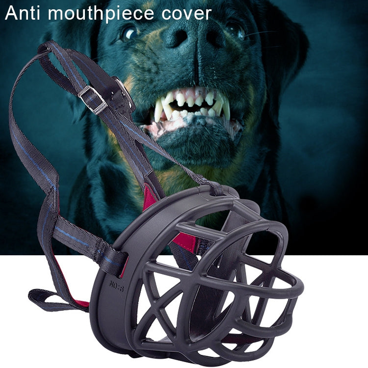 Dog Muzzle Prevent Biting Chewing and Barking Allows Drinking and Panting, Size: 8.2*7.6*10.4cm