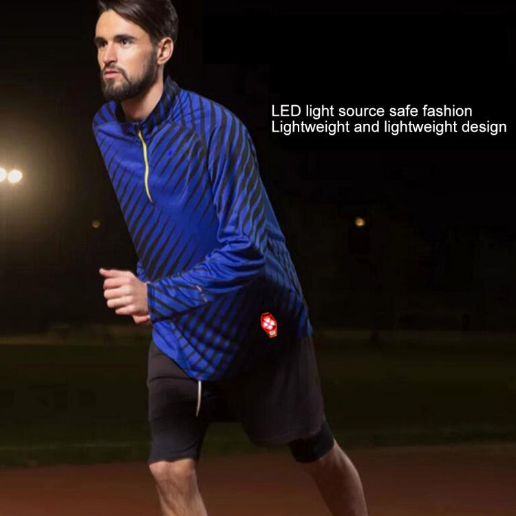 Multifunctional Outdoor Bicycling Running Warning Light Bicycle Taillight LED Back Clip Light, LED Back Clip Light(Red)