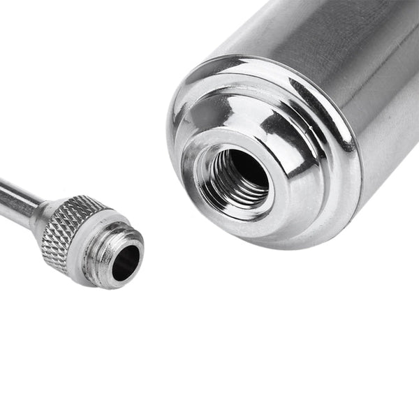 60ml Stainless Steel Syringe Dual Needles Condiment Turkey Meat Injector Cooking Tools