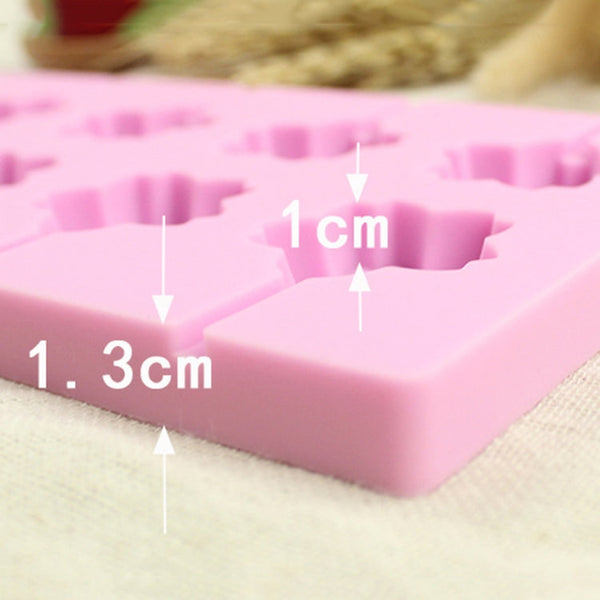 12-Capacity DIY Silicone Chocolate Molds(Lollipop Shape)