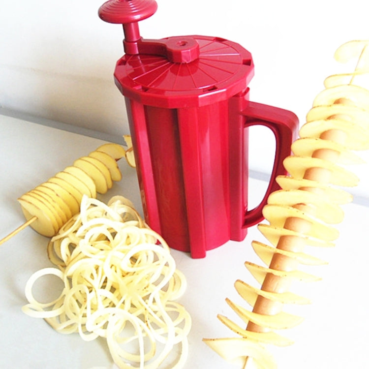 528-6 Popular Tornado Potato Slicer Manual Twist Spiral Potato Cutter Whirlwind Potatoes Machine Potato Vegetables Tools