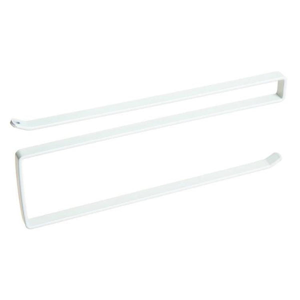 Stainless Metal Kitchen Toilet Paper Towel Rack Paper Towel Roll Holder Cabinet Hanging Shelf Preservative Film Storage Rack,Size: 26*10.8*1.5cm