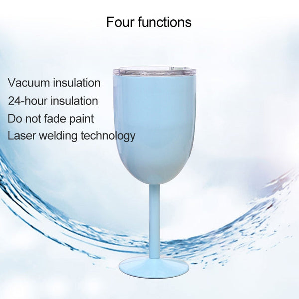 New Fashion Stainless Steel Vacuum Cup Red Wine Cocktail Goblet Creative Gift
