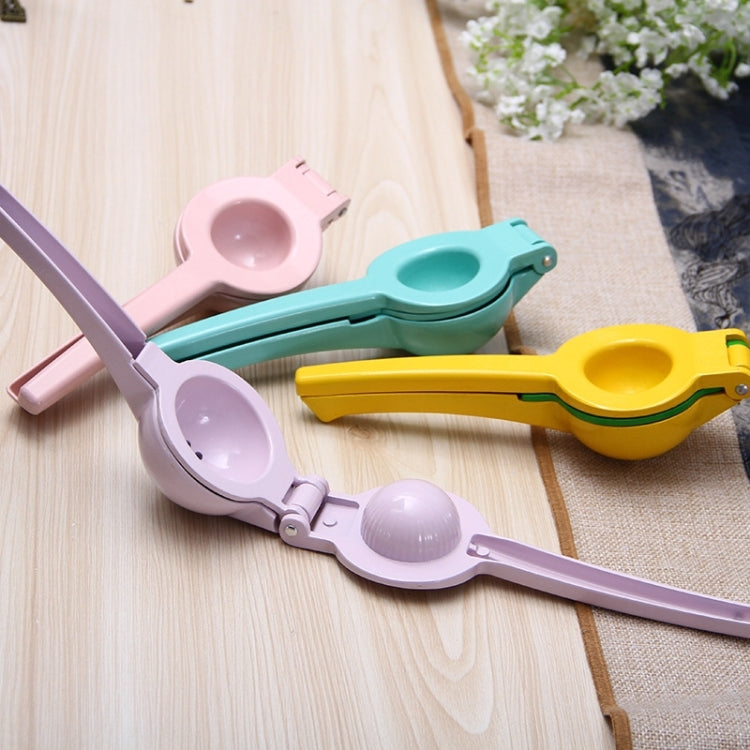 Aluminum Alloy Manual Dual Layers Lemon Juicer, Random Color Delivery, Aluminum Alloy