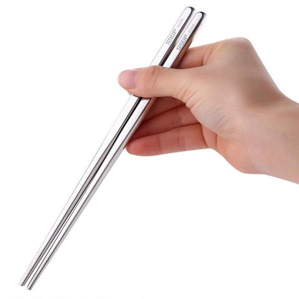 3 in 1 304 Stainless Steel Frosted Portable Outdoor Tableware for Children