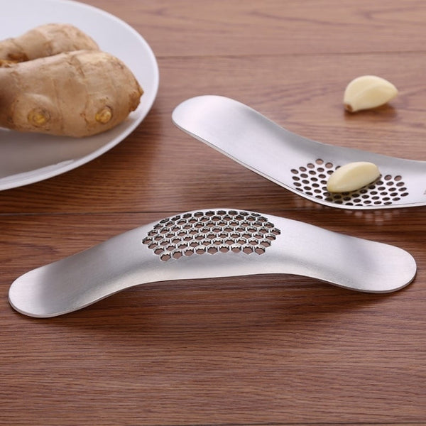 SSGP Kitchen Tool Manual 304 Stainless Steel Brushed Texture Garlic Presser