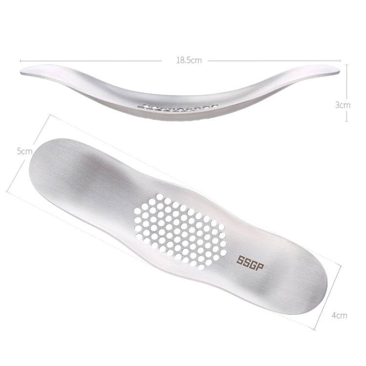 SSGP Kitchen Tool Manual 304 Stainless Steel Brushed Texture Garlic Presser