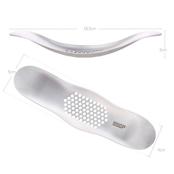 SSGP Kitchen Tool Manual 304 Stainless Steel Brushed Texture Garlic Presser