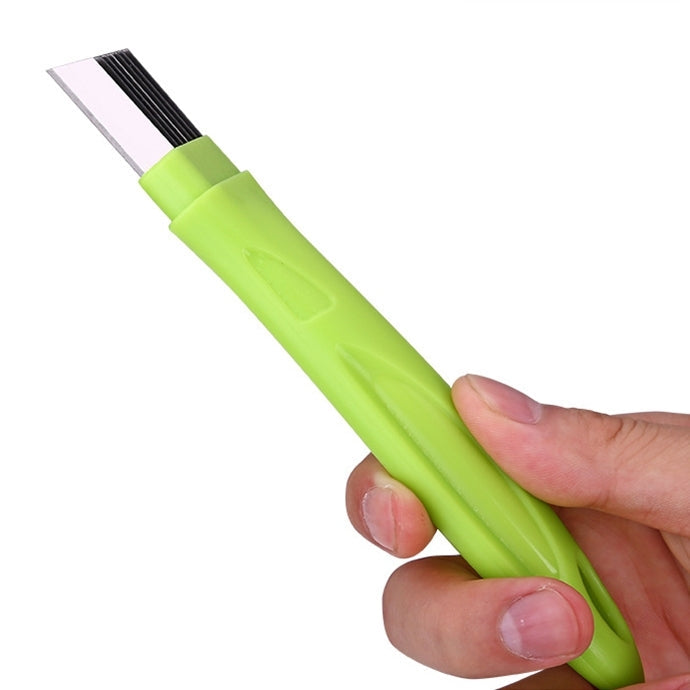 Kitchen Tool Manual Stainless Steel Filate Circle Shape Green Onion Slicer, 16x1.8cm Green