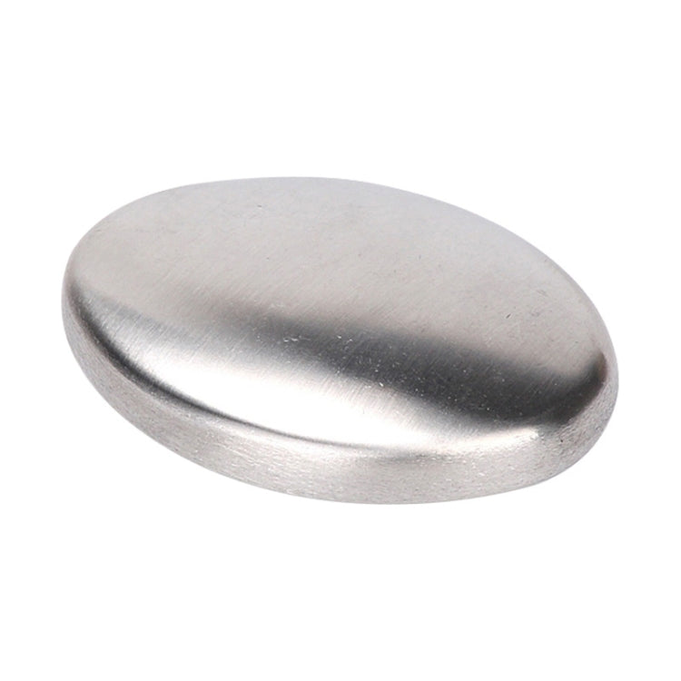 Portable Cleaning Stainless Steel Oval Hand Soap Eliminating Odour Remover, Random Style Delivery