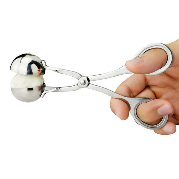 Stainless Steel Meatball Maker Stuffed Meatball Clip DIY Fish Meat Rice Ball Maker, Stainless Steel