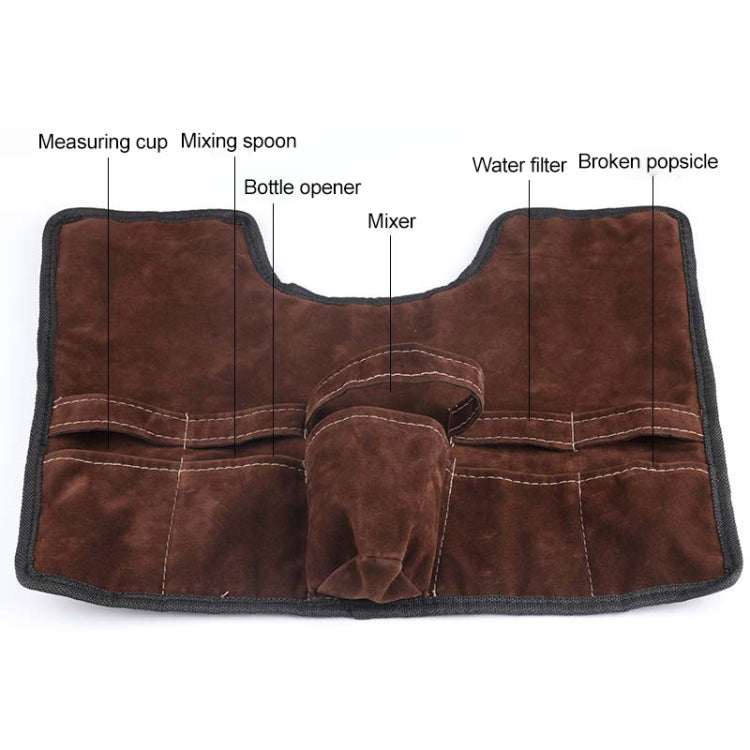 7 in 1 Stainless Steel Wine Cocktail Shaker Tools Set with Cloth Bag, Capacity: 750ml, 750ml