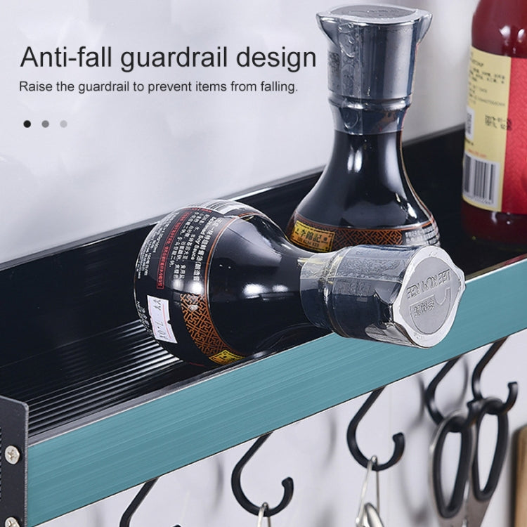 50cm Kitchen Multi-function Wall-mounted Seasoning Holder Storage Rack, Wall-mounted Seasoning Storage Rack