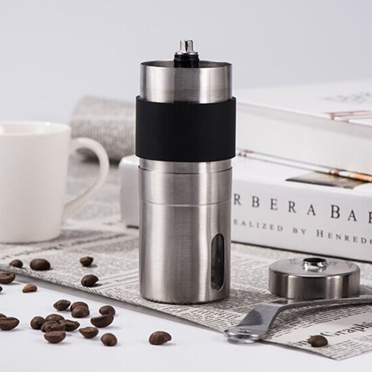 Portable Conical Burr Mill Manual Stainless Steel Hand Crank Coffee Bean Grinder, Capacity: 30g, Capacity: 30g