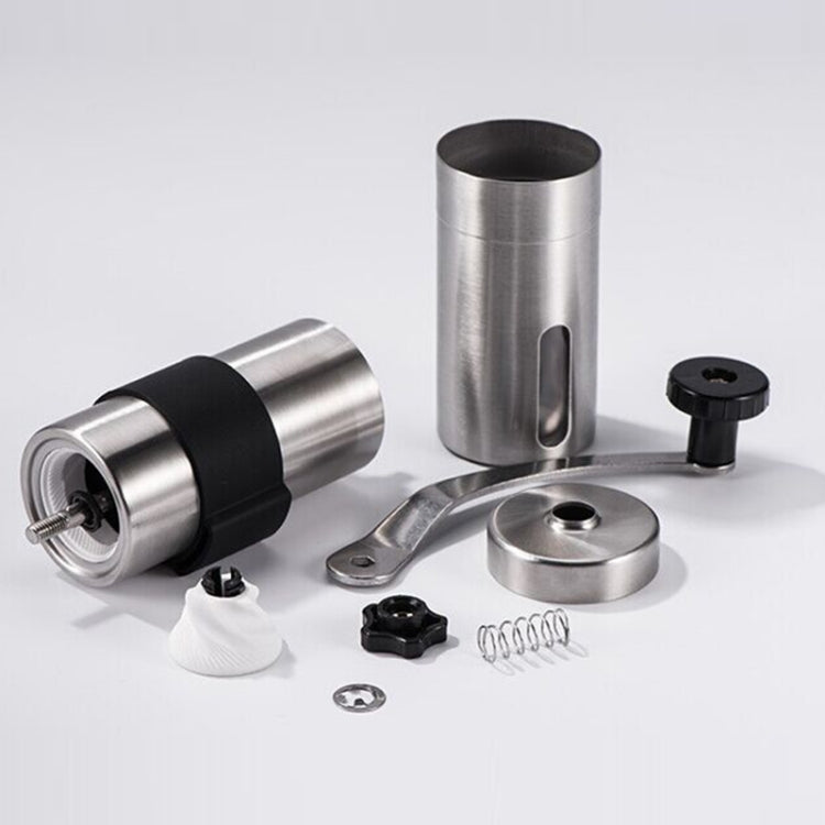 Portable Conical Burr Mill Manual Stainless Steel Hand Crank Coffee Bean Grinder, Capacity: 30g, Capacity: 30g