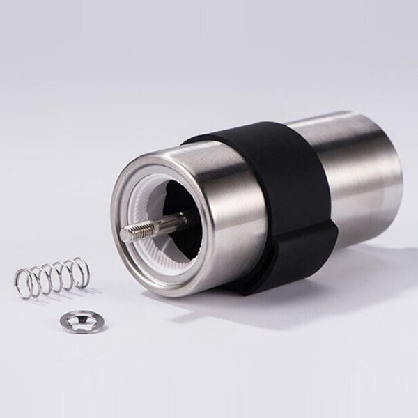 Portable Conical Burr Mill Manual Stainless Steel Hand Crank Coffee Bean Grinder, Capacity: 30g, Capacity: 30g