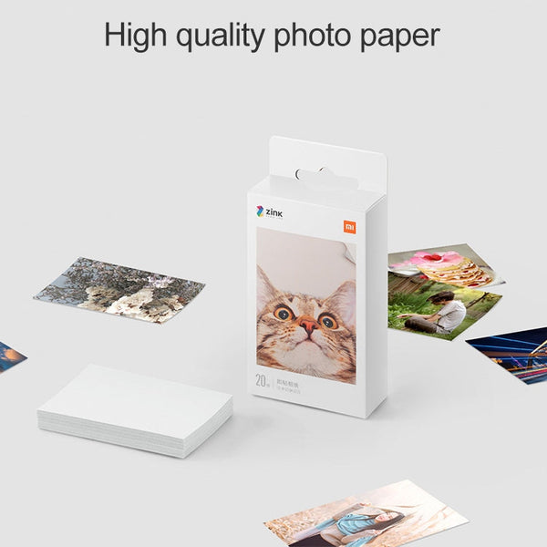 50 PCS Original Xiaomi Print Photographic Paper Paste Paper for Xiaomi Pocket Photo Printer