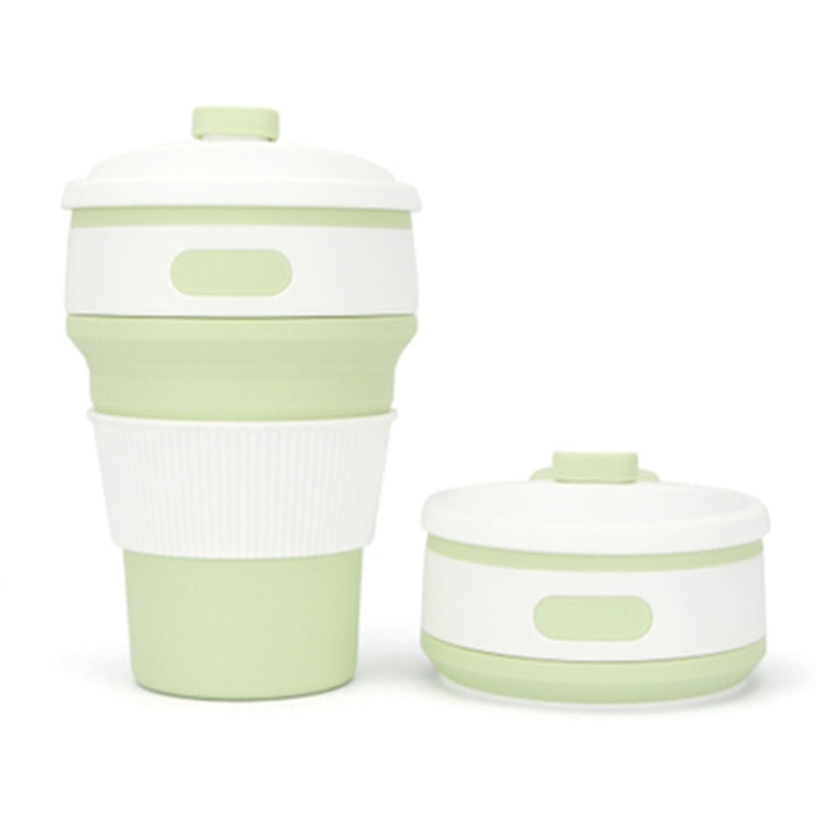 350ml Folding Portable Silicone Coffee Cup Multi-function Travel Cup