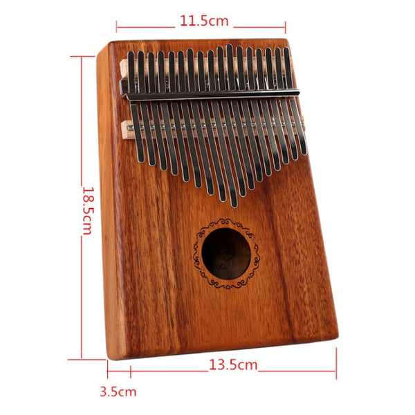 17-tone Acacia Wood Single Kalimba Thumb Piano Kalimba Finger Piano, Acacia Wood
