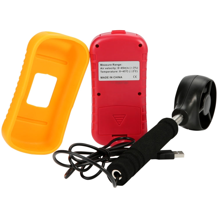 BENETECH GM8901+ High Accuracy Anemometer Wind Speed Gauge Temperature Measure Digital LCD Display Meter Measuring Tool, GM8901+