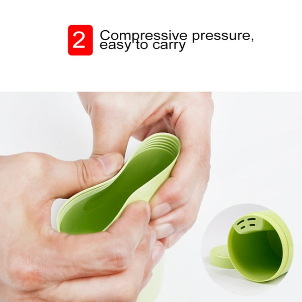 Creative 7 in 1 Portable Gargle Cup Shampoo Sub-Bottle Towel Toothbrush Comb Make-up Mirror Travel Wash Kits, Affordable Sets, 7 in 1