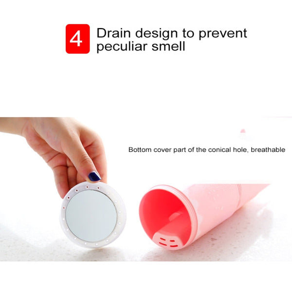 Creative 7 in 1 Portable Gargle Cup Shampoo Sub-Bottle Towel Toothbrush Comb Make-up Mirror Travel Wash Kits, Affordable Sets, 7 in 1