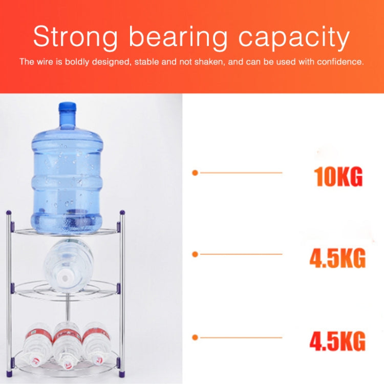 Multi-function Kitchen Pot Rack Three-layer Wok Soup Pot Stainless Steel Pot Rack, Three-layer