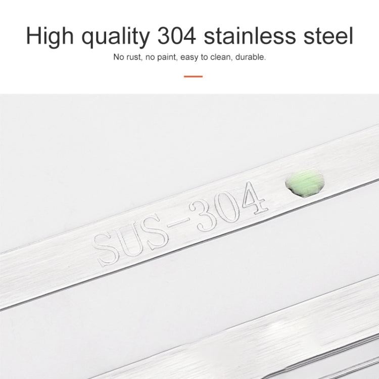 304 Stainless Steel Wall-mounted Kitchen Rack Hanging Knife Holder Double Cage Chopsticks Canister, Double Cage Chopsticks Canister