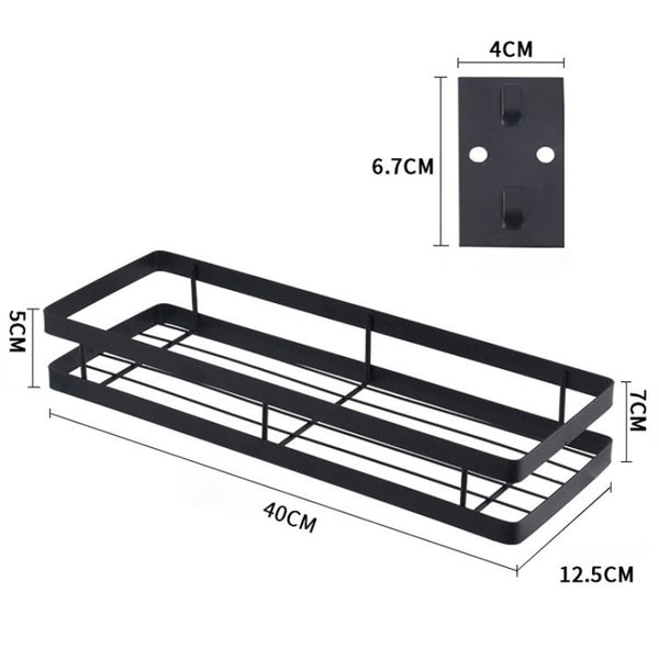 40cm Kitchen Punch-free Wall Mount Seasoning Storage Rack