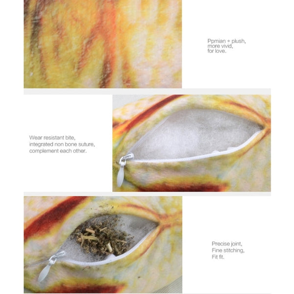 Simulation Fish Toy Funny Cat Toy Fish Stuff Scratching Post Board Toy, Small Size: 21.5 x 8.0 x 5.0cm