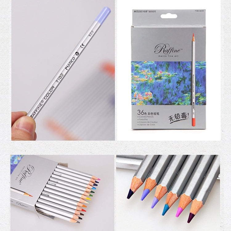 Professional Art Sketch Coloring Books Drawing Vibrant Colors 36-color Wooden Colored Pencils Set